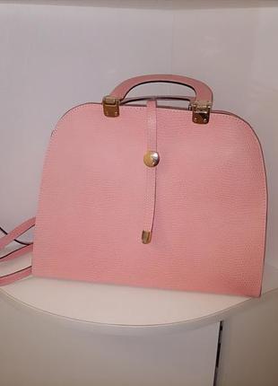 Красивая стильная кожаная сумка сумочка2 фото
