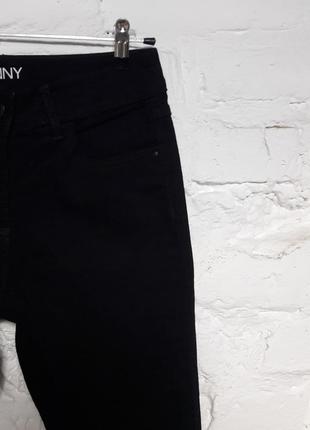 Базовые черные джинсы скинны5 фото