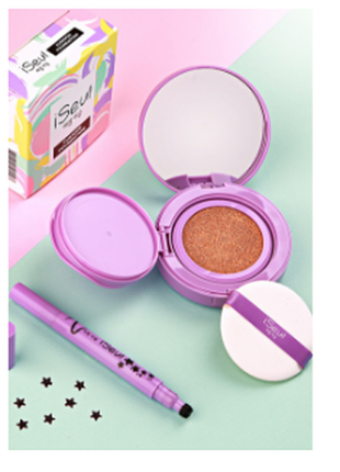 Увлажняющий тональный кушон для лица iseul