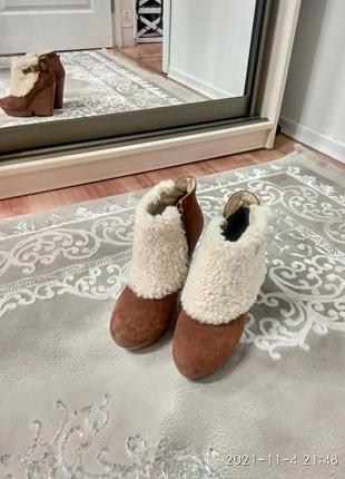 Зимние ботинки черевики замшевие brocoli2 фото