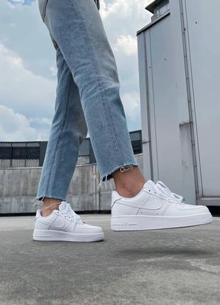 Женские кроссовки nike air force 1 low white 🔺найк аир форс белые 🔺 классика2 фото