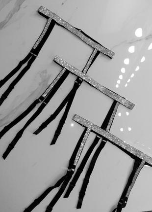 Портупея подтяжки стразы камни