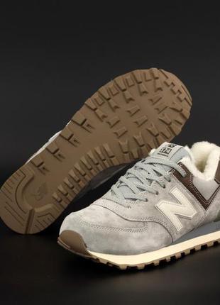 Зимние кроссовки new balance winter с мехом4 фото