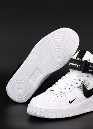 Зимові кросівки nike air force з хутром3 фото