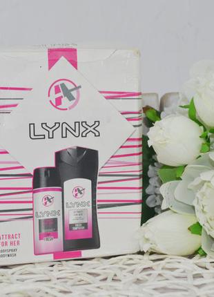 Женский подарочный набор lynx attract for her duo gift set7 фото