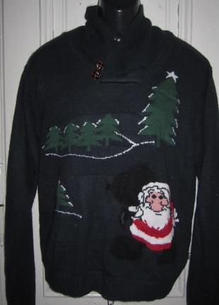 Светр новорічний.чоловіча.розм xl