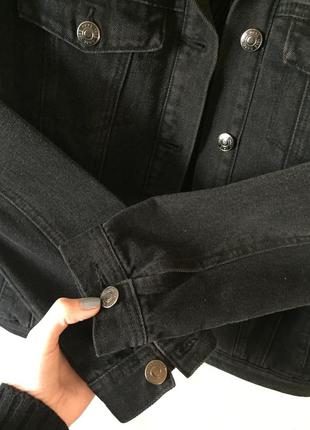 Джинсова хутряна куртка джинсовці з хутром7 фото