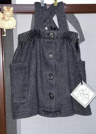 Юбка с брителями zara2 фото