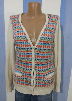 Милий кардіган з фруктовим принтом