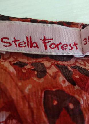 Блуза с пайетками, шелковая блузка, stella forest5 фото