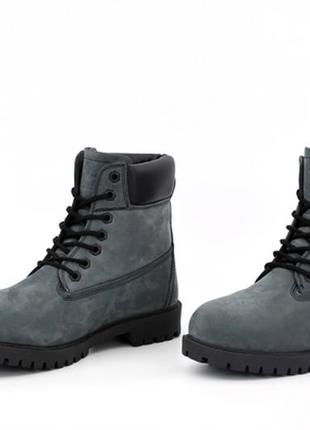 ❄️timberland grey winter❄️черевики тімберленд зимові з хутром, зимні черевики тімберленд з хутром