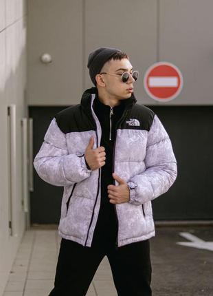 Зимова чоловіча куртка пуховик оверсайз the north face