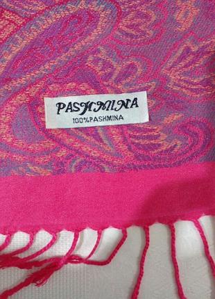 Красивый палантин пашмина