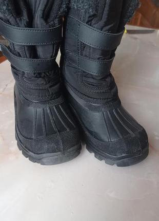 Зимові термо черевики з резиновою калошою2 фото