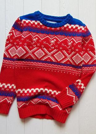 Tu. размер 6 лет. яркий свитер для мальчика
