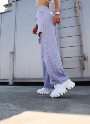 Женские белые кроссовки prada cloudbust white  🆕 прада2 фото