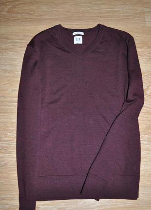 Шерстяной меринос реглан свитер gap