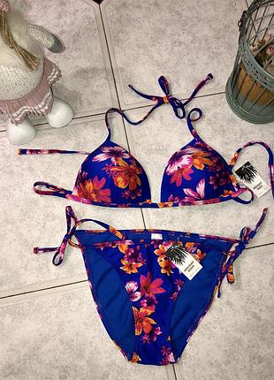 Новый яркий раздельный купальник в цветах new look