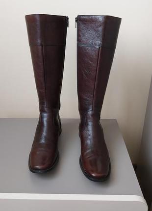 Женские сапоги, ботинки, ботинки, кожаные сапоги 39 / 40 размер.9 фото