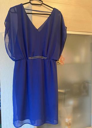 Синее платье oodji1 фото
