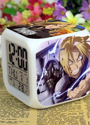 Настольные часы-ночник стальной алхимик "angry" / fullmetal alchemist