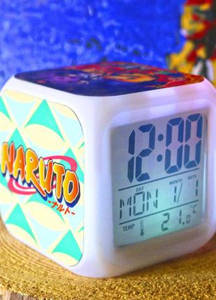 Настольные часы-ночник наруто "fire" / naruto