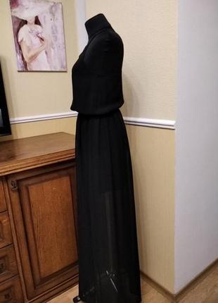 Длинное шифоновое платье4 фото