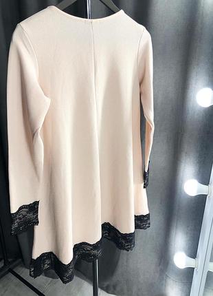 Пудровое платье 4