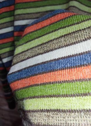 Винтажный полосатый свитер4 фото