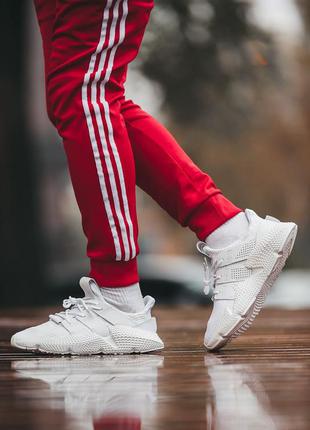 Мужские кроссовки adidas prophere white 🔺 адидас белые1 фото
