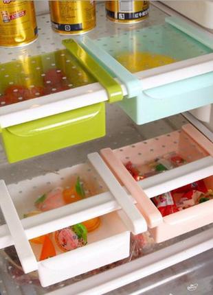 Органайзер для холодильника – полочка для хранения продуктов refrigerator shelf2 фото