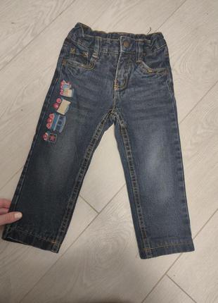 Термо  джинсы на мальчика 2-3 года1 фото