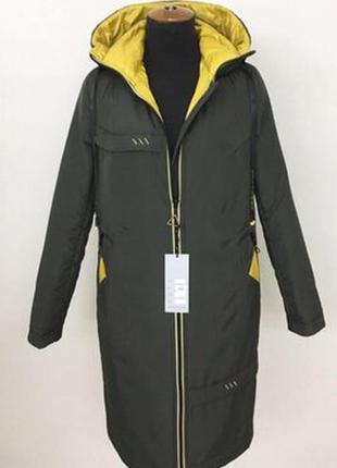 Демі парку,пальто,висока якість,розмір 54.