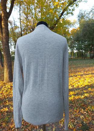 Брендовый кардиган  мелкая вязка , кофта 100%- merino wool6 фото