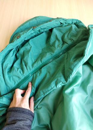 Куртка northland пуховик sympatex бирюзовая зеленая ретро винтажная l 40 оверсайз объемная хлопок с капюшоном7 фото