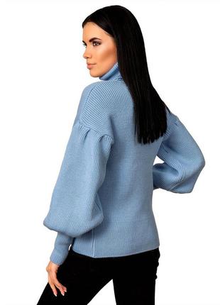 Стильный женский свитер с рукавом "рыбка",  размер от 42 до 462 фото