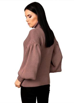 Стильный женский свитер с рукавом "рыбка",  размер от 42 до 468 фото