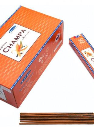 Схвалення satya supreme champa (плоска пачка) 15 грамів