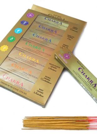 Аромапалиці natural chakra collection set (7 пачок)