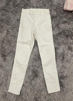Белые джинсы скини оригинал h&m3 фото