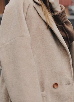 Шерстяное зимнее женское пальто2 фото