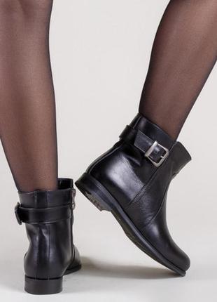 Стильные базовые ботинки на шнурках женские из натуральной кожи от 36 до 412 фото