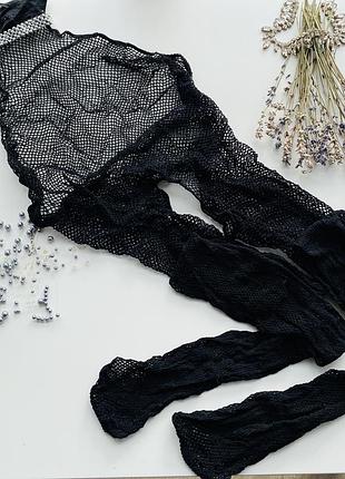 Еротичний бодістокінг з чокером