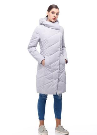 Женское светлое пальто демисезонное теплое разные цвета размер 42,444 фото