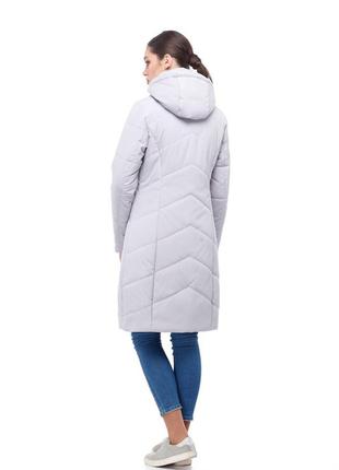 Женское светлое пальто демисезонное теплое разные цвета размер 42,446 фото