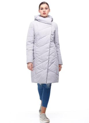 Женское светлое пальто демисезонное теплое разные цвета размер 42,44