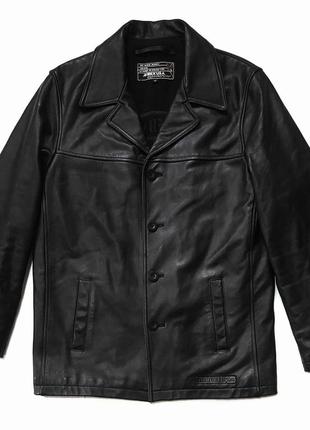 Раритетное винтажное американское полупальто 90-х avirex usa classic leather short coat