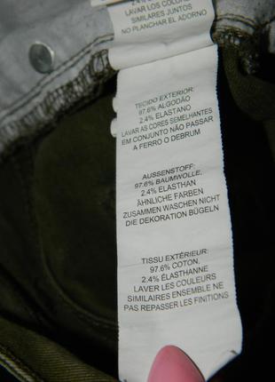 Р. 42-44 шорты женские джинсовые хаки denim and co6 фото