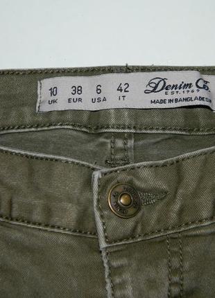 Р. 42-44 шорты женские джинсовые хаки denim and co8 фото