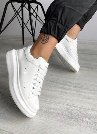 Жіночі кросівки alexander mcqueen 🆕 олександр маквин білі